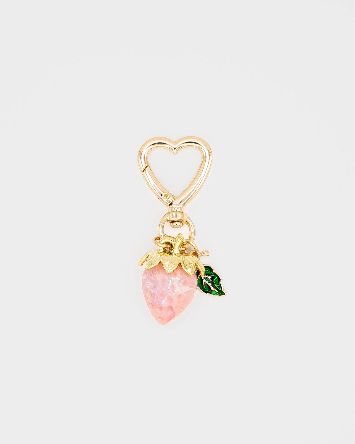 Glass Heart Bag Charm – väsksmycke