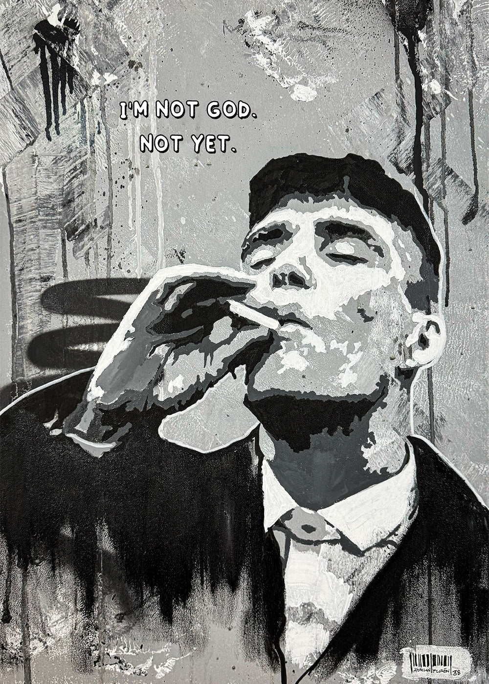 "Ik ben niet God" Poster