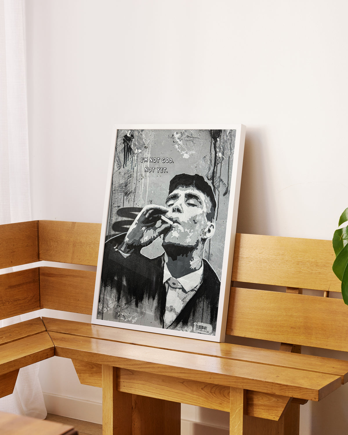 "Ik ben niet God" Poster