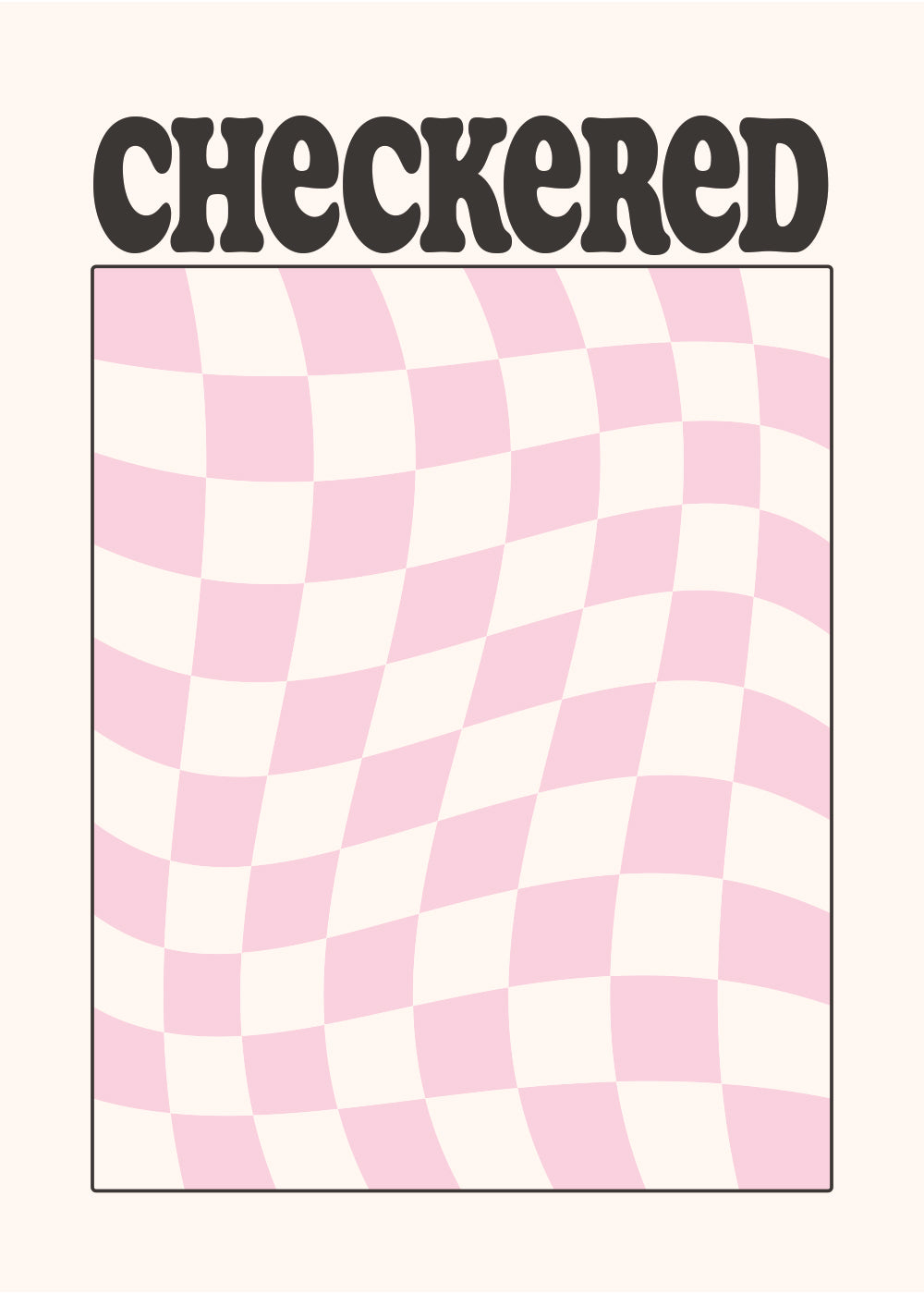 Handla Kanva "Checkered" Poster online | Smidigt och enkelt på nätet - Merchsweden |