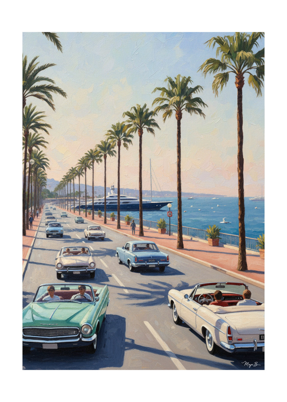 "Riviera road" Poster