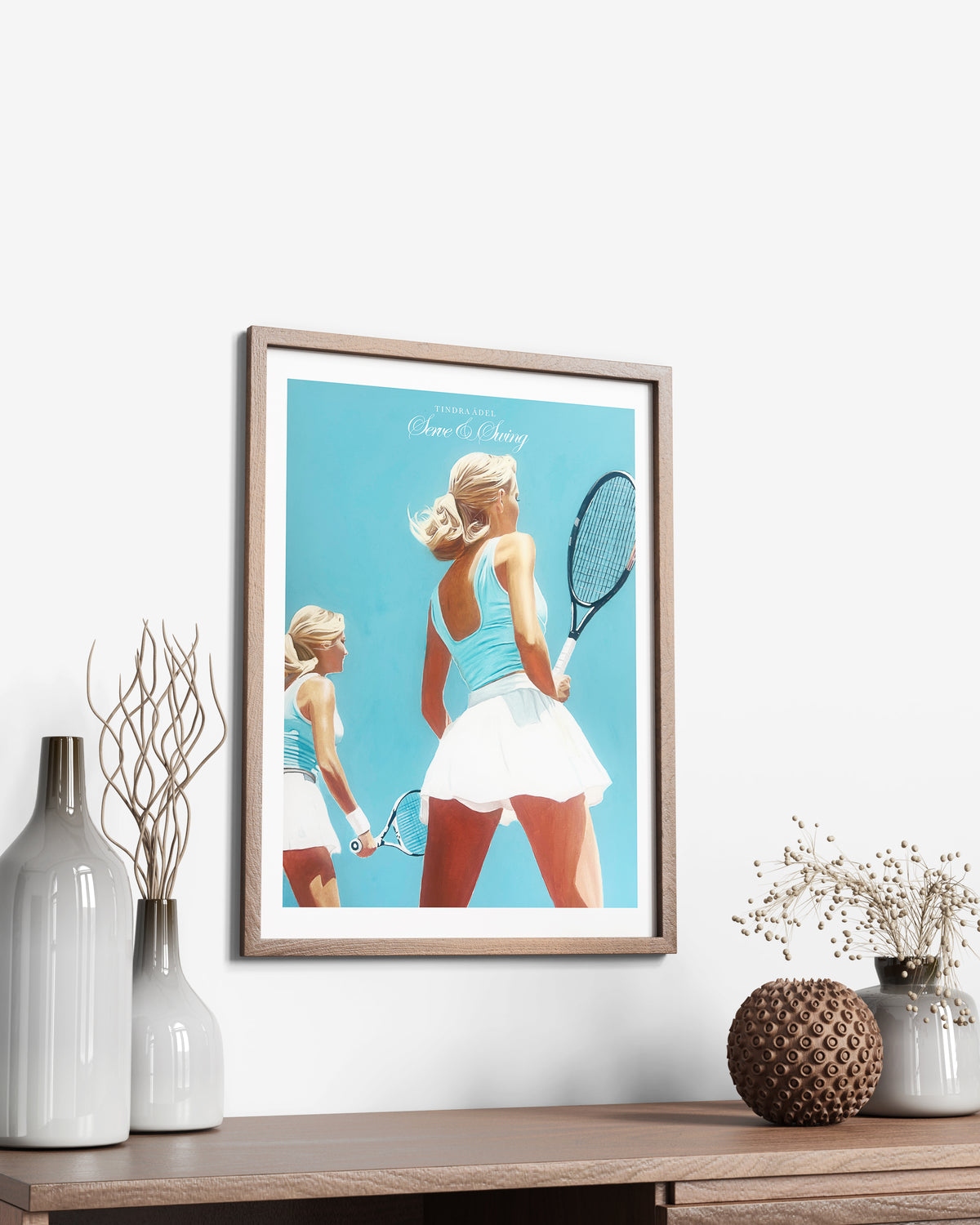 "Serve & Swing"-poster