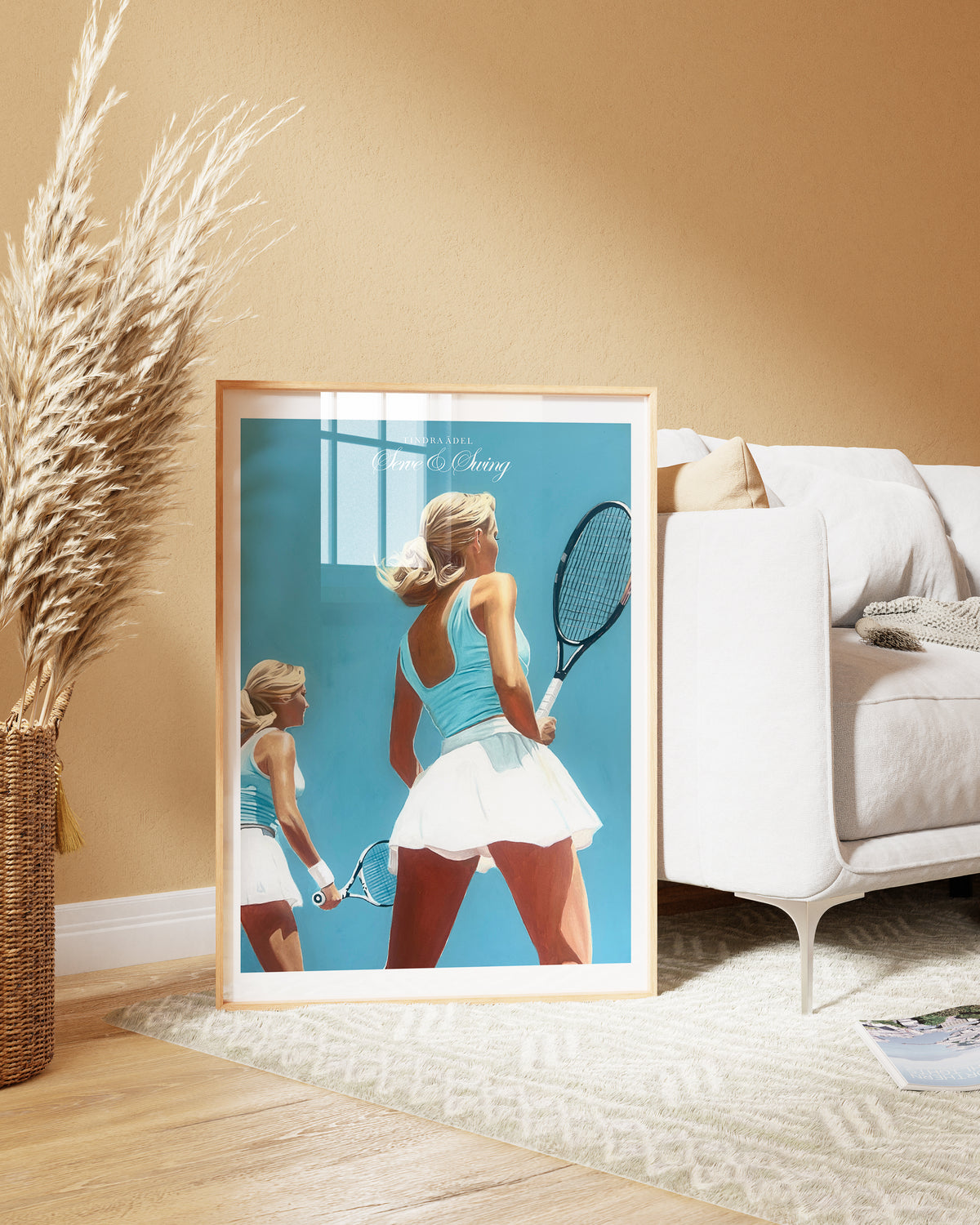 "Serve & Swing"-poster