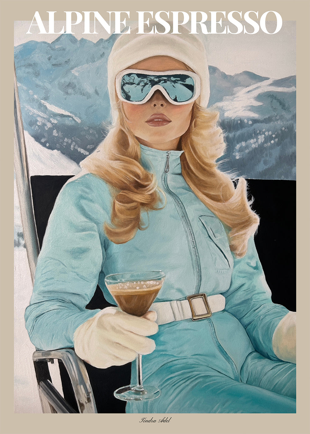 "Alpine Espresso"-poster