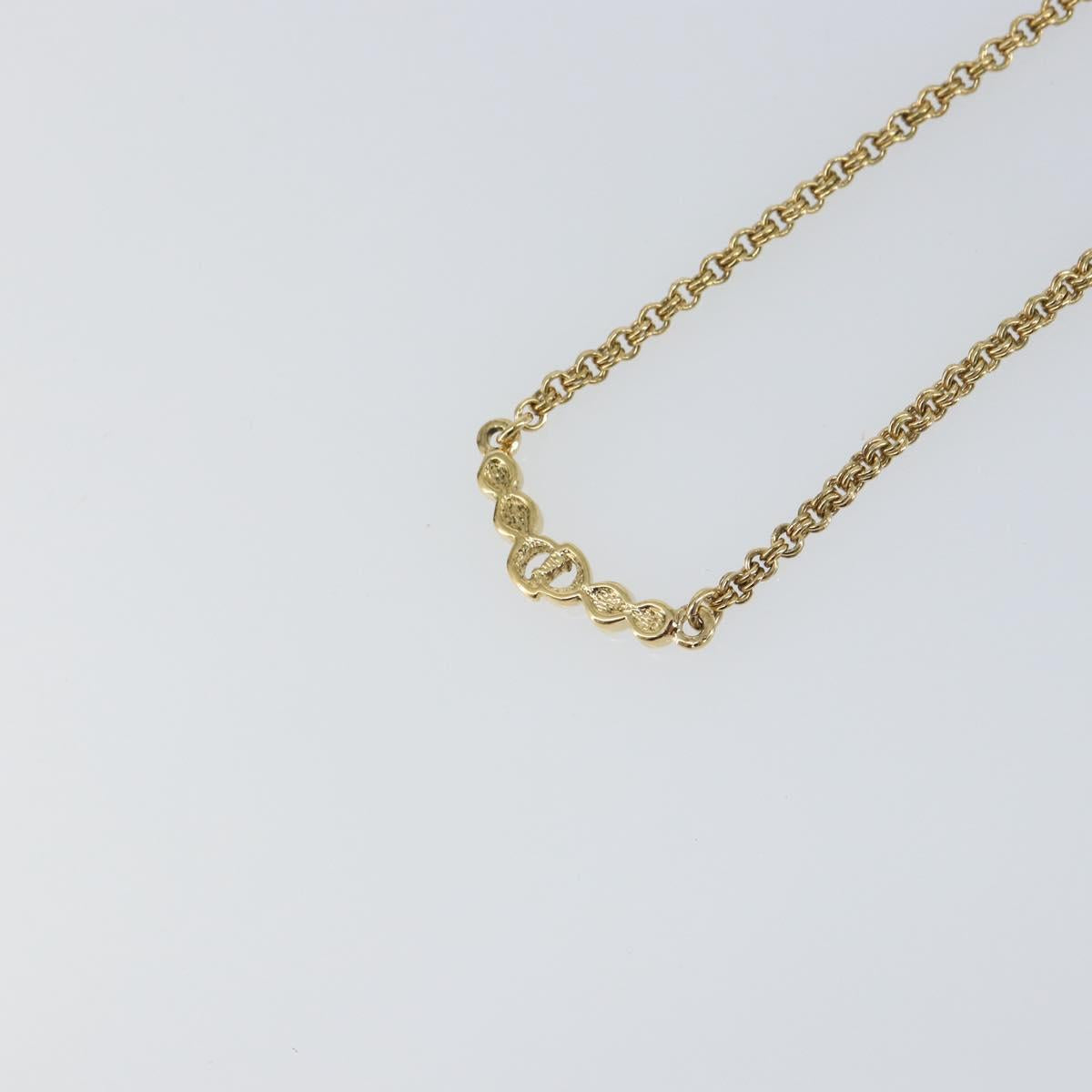 Necklace metal Gold Tone