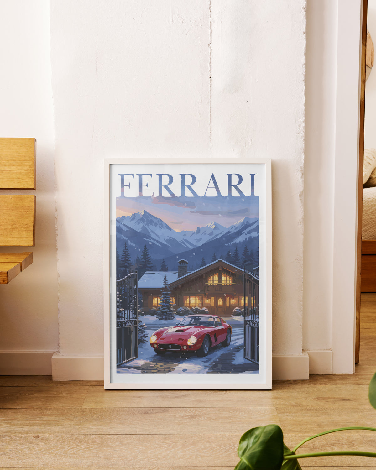 "Winter Ferrari No. 1"-poster