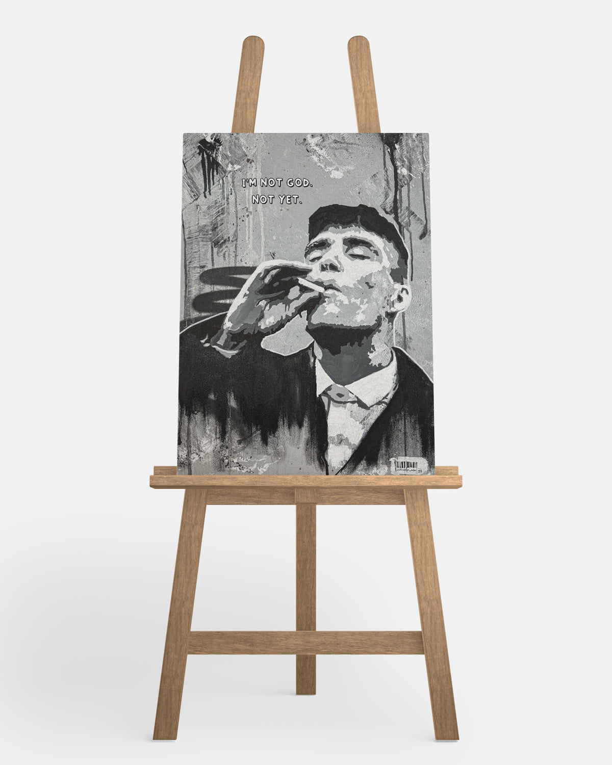 "I'm not God" Canvasprint
