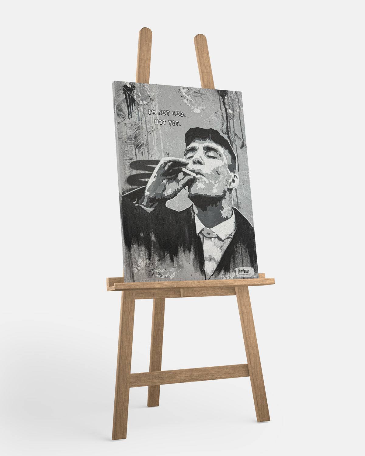 "I'm not God" Canvasprint