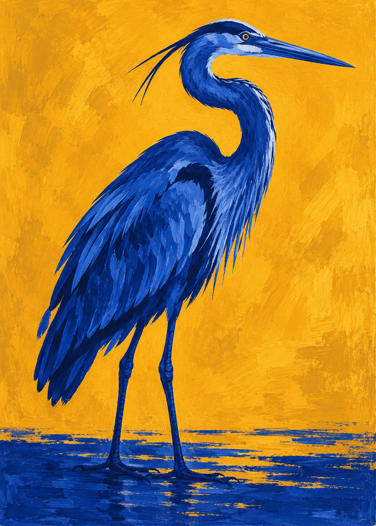 ‘Het wachten van de reiger’ poster