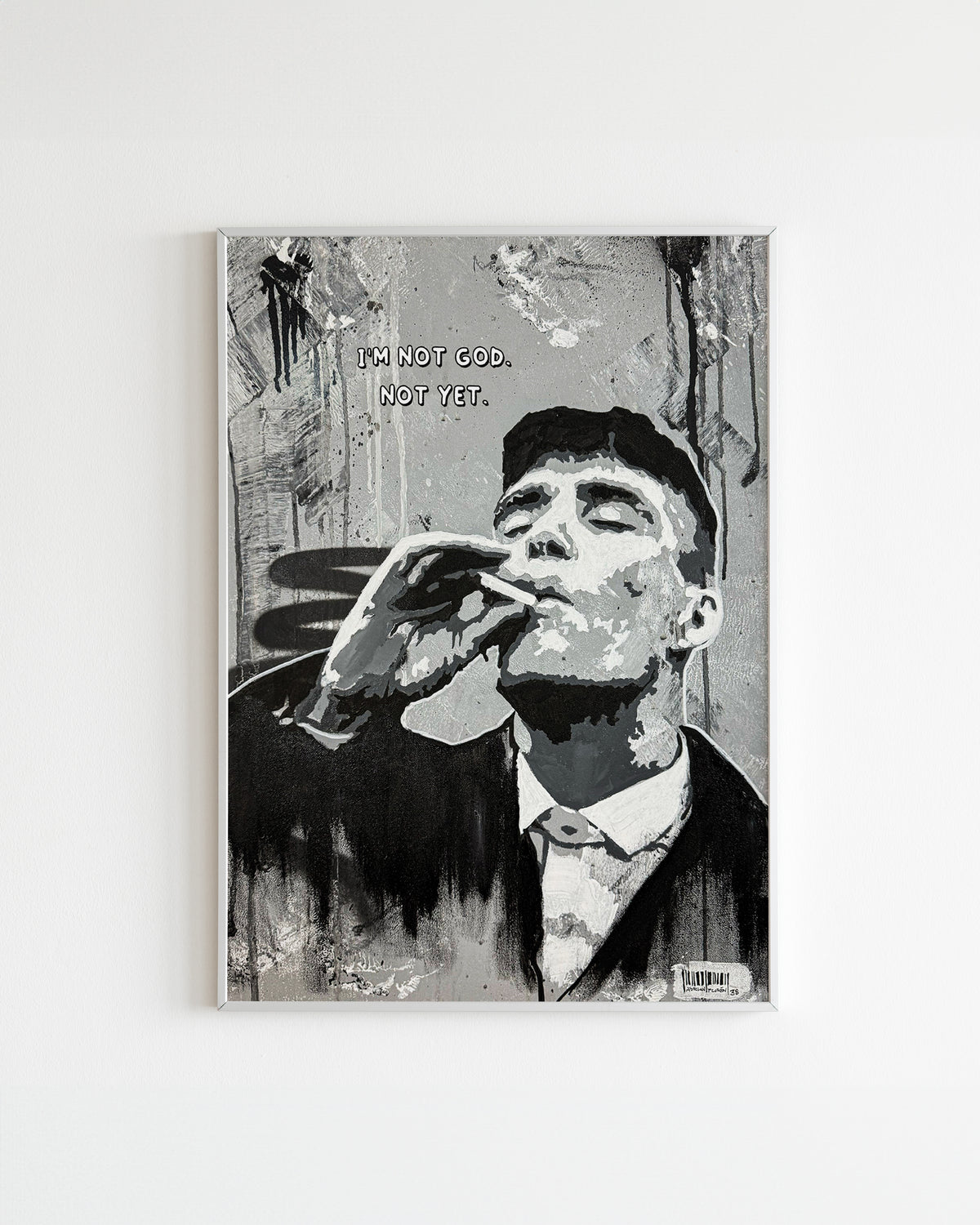 "Ik ben niet God" Poster
