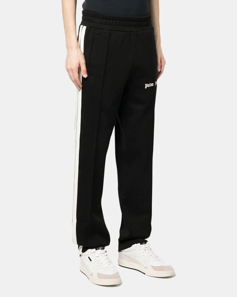 Handla Palm Angels Logo-print knit track pants online | Smidigt och enkelt på nätet - Merchsweden |