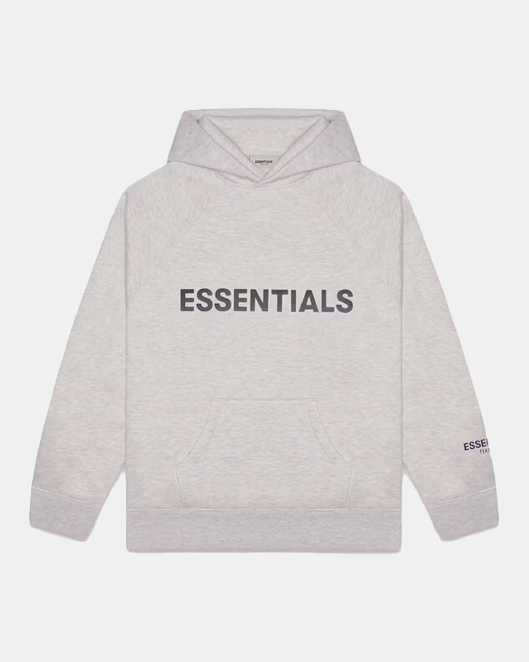 Handla Fear of God Essentials "Heather Oatmeal" Applique hoodie (FW20) online | Smidigt och enkelt på nätet - Merchsweden |