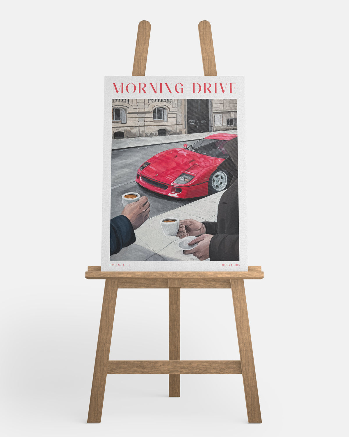 "Morning Drive" Canvasdoek