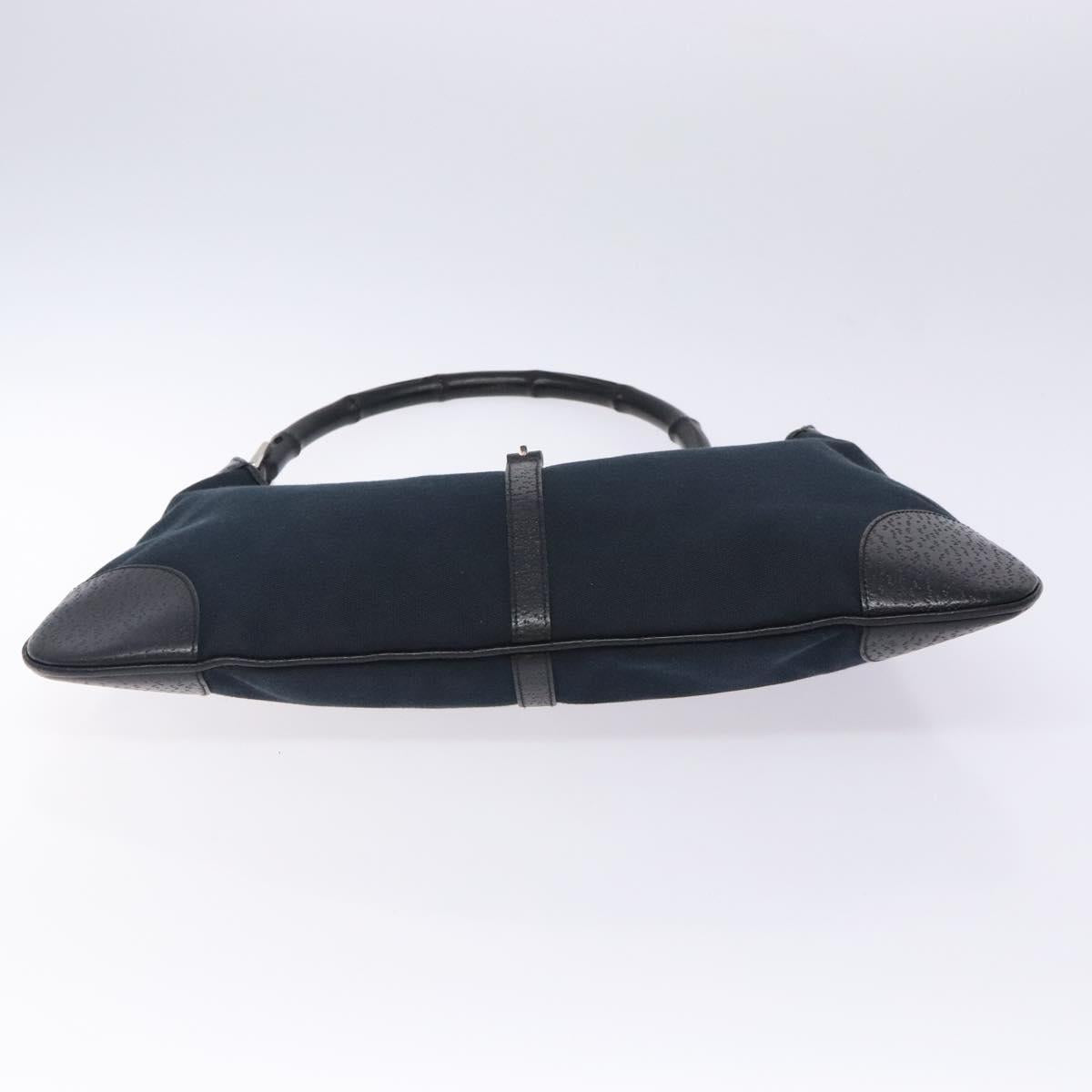 Hand Bag Bamboo Jackie Black Silver