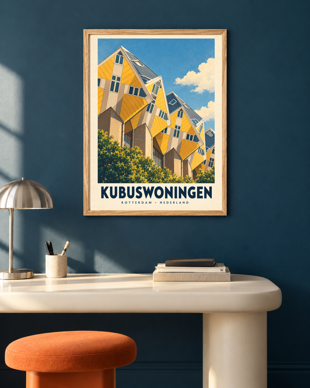 Kubuswoningen in een interieur, sfeerbeeld 2