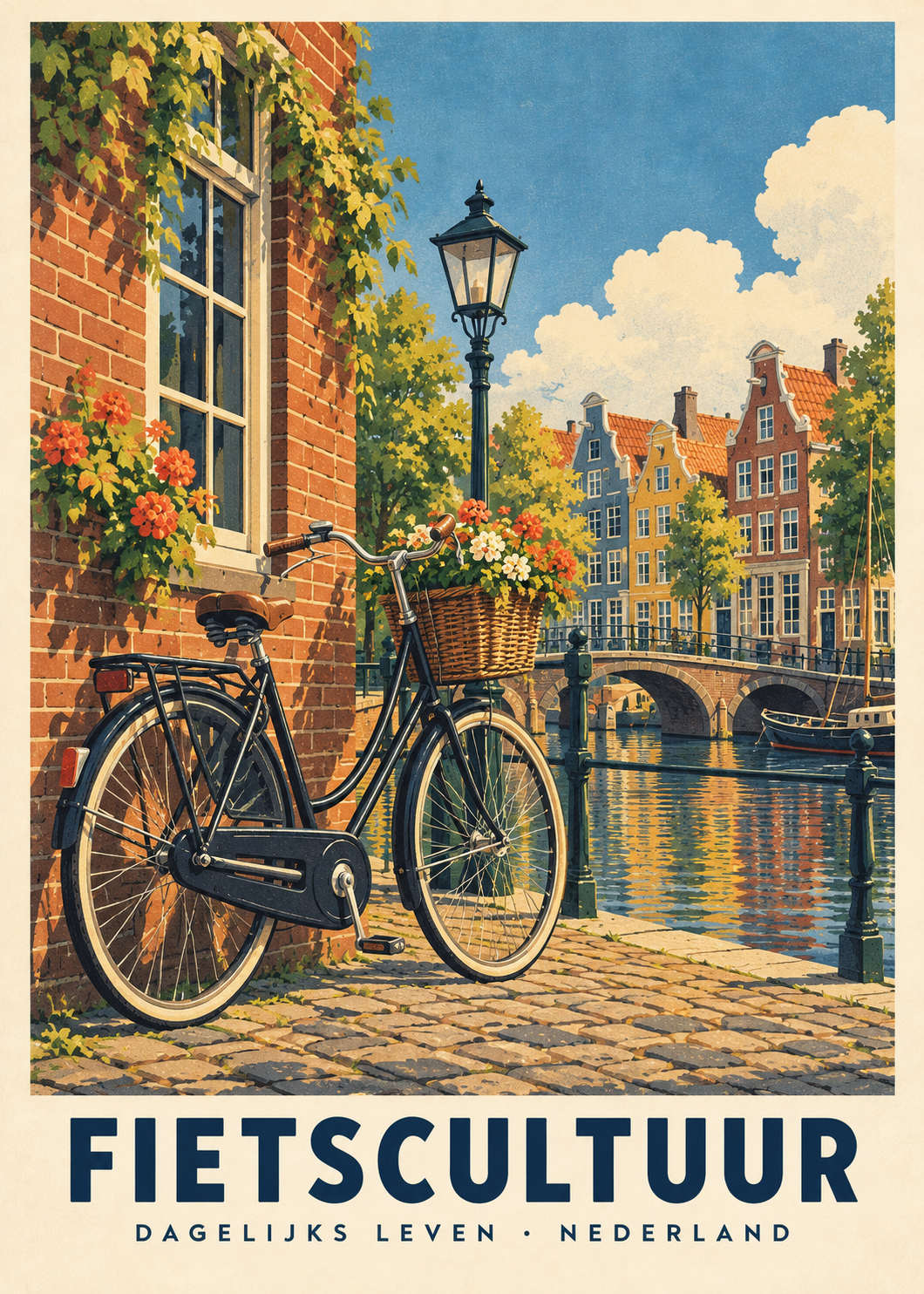 Fietscultuur, poster zonder lijst
