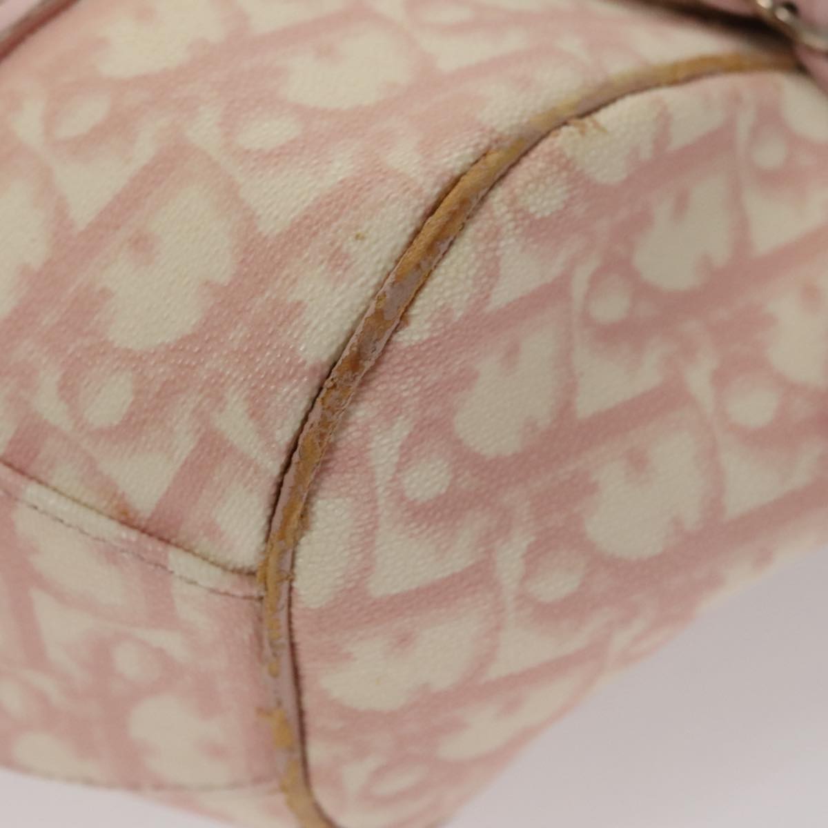 Trotter Canvas Romantic handtas van pvc, roze en zilverkleurig