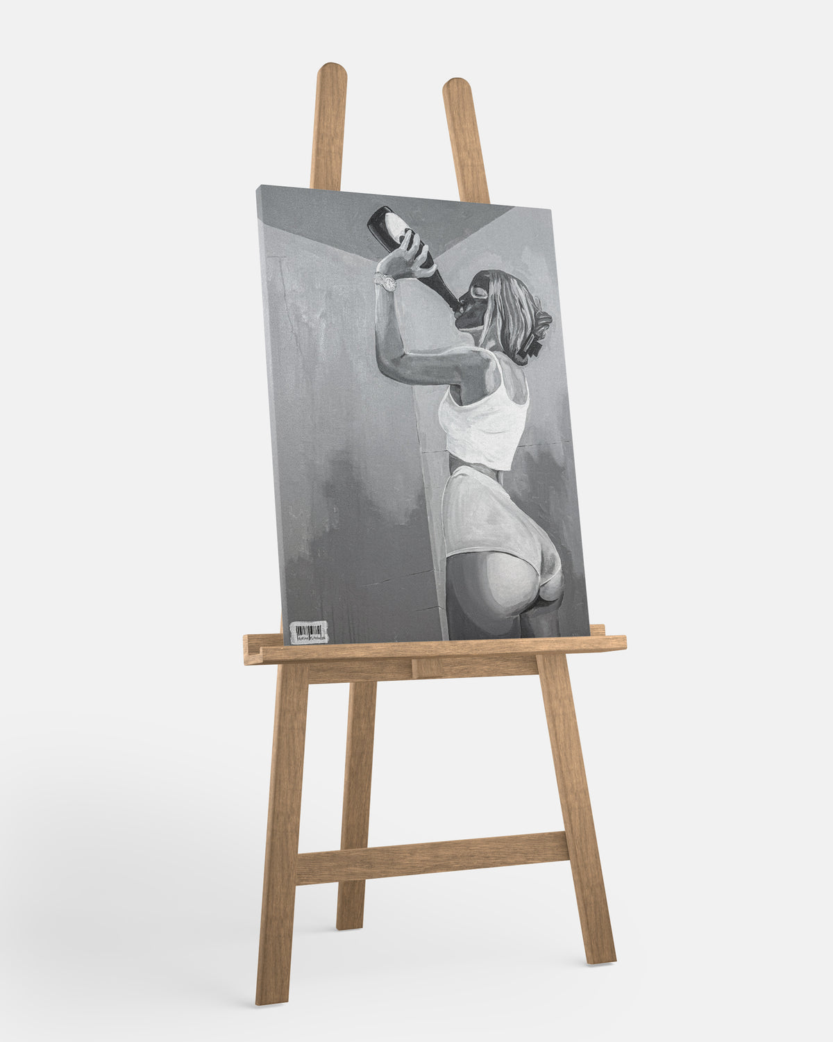 "Overworked" Canvasdoek