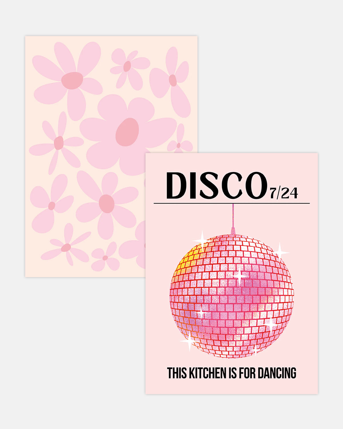 Posterset ‘Pink Kitchen’