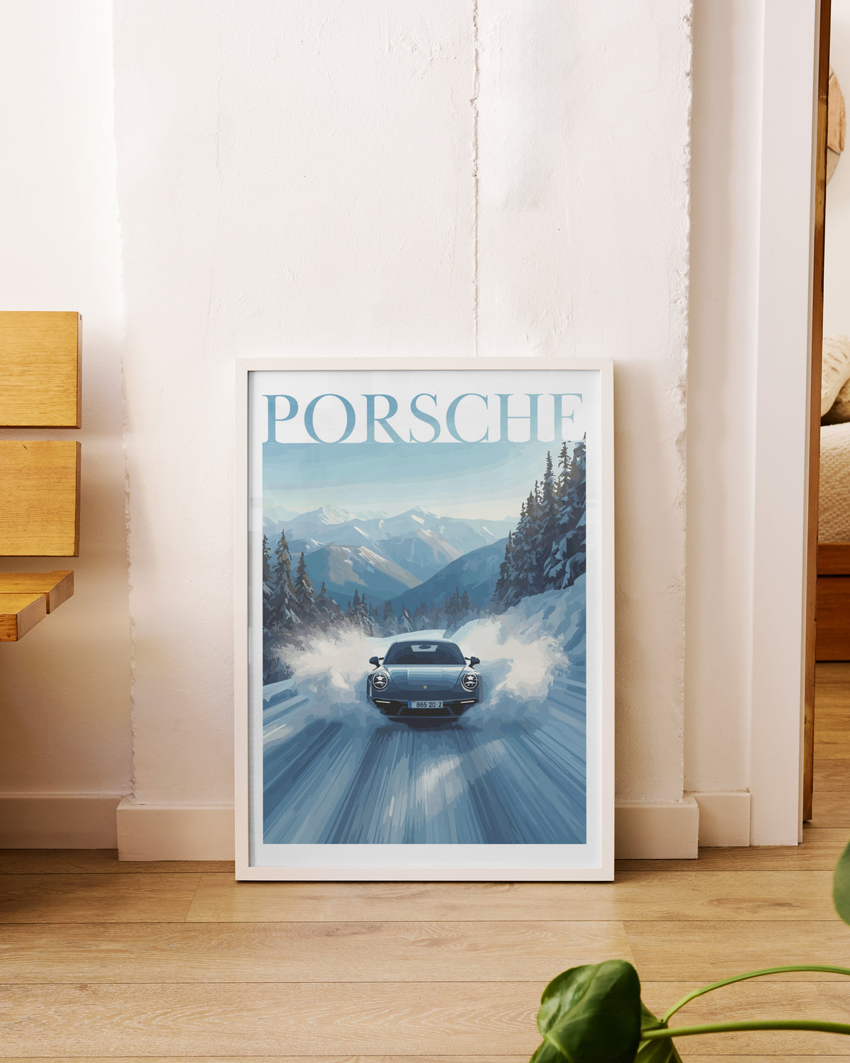 "Winter Porsche No. 1"-poster