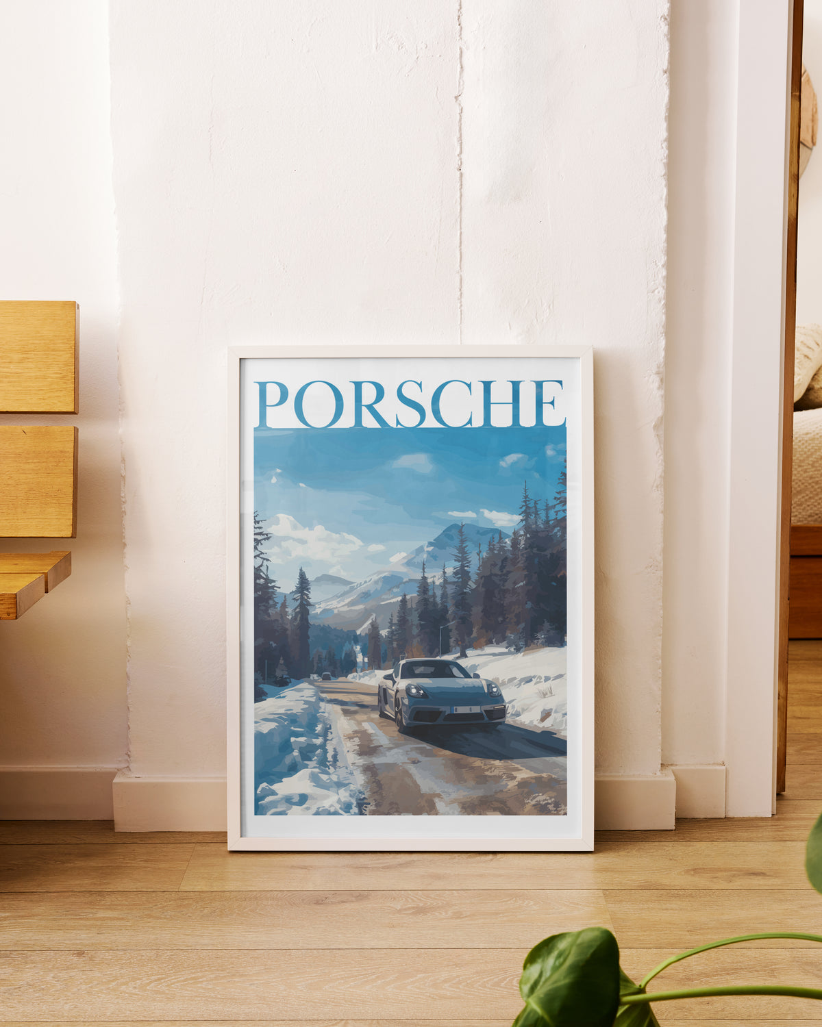 "Winter Porsche nr. 2"-poster