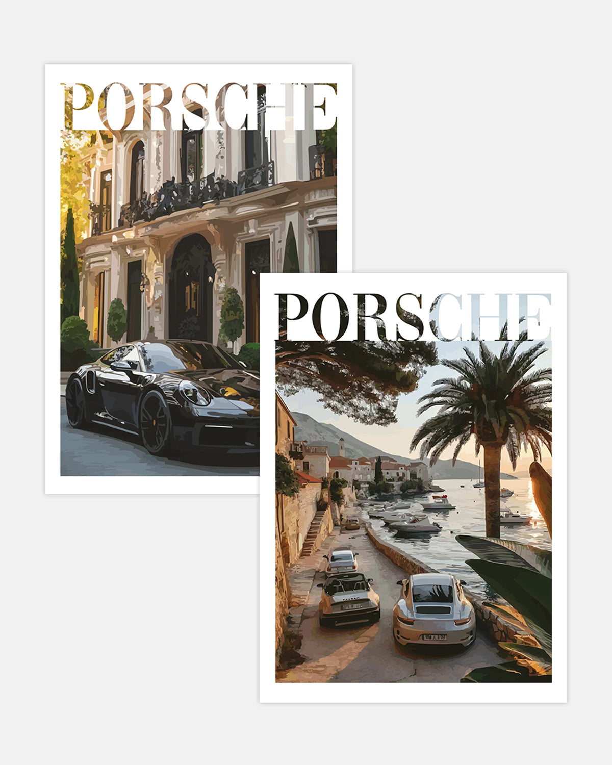 "Porsche Power Duo" Posterbundel