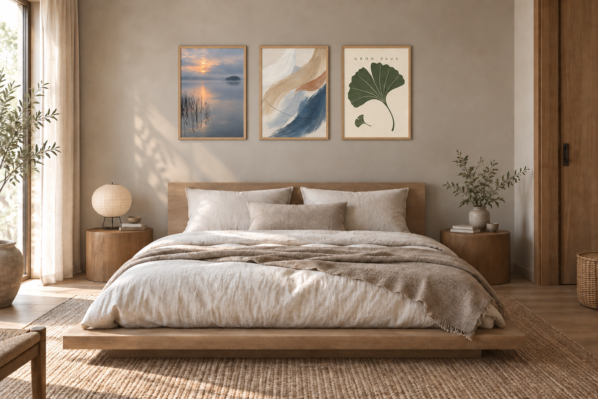 Japandi in warm hout