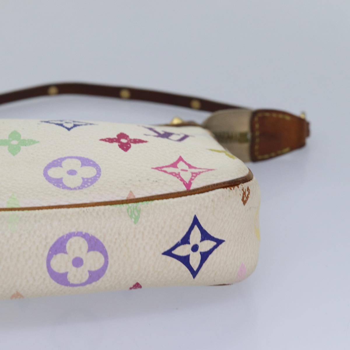 Monogram Multicolor Pochette Beugel Wit