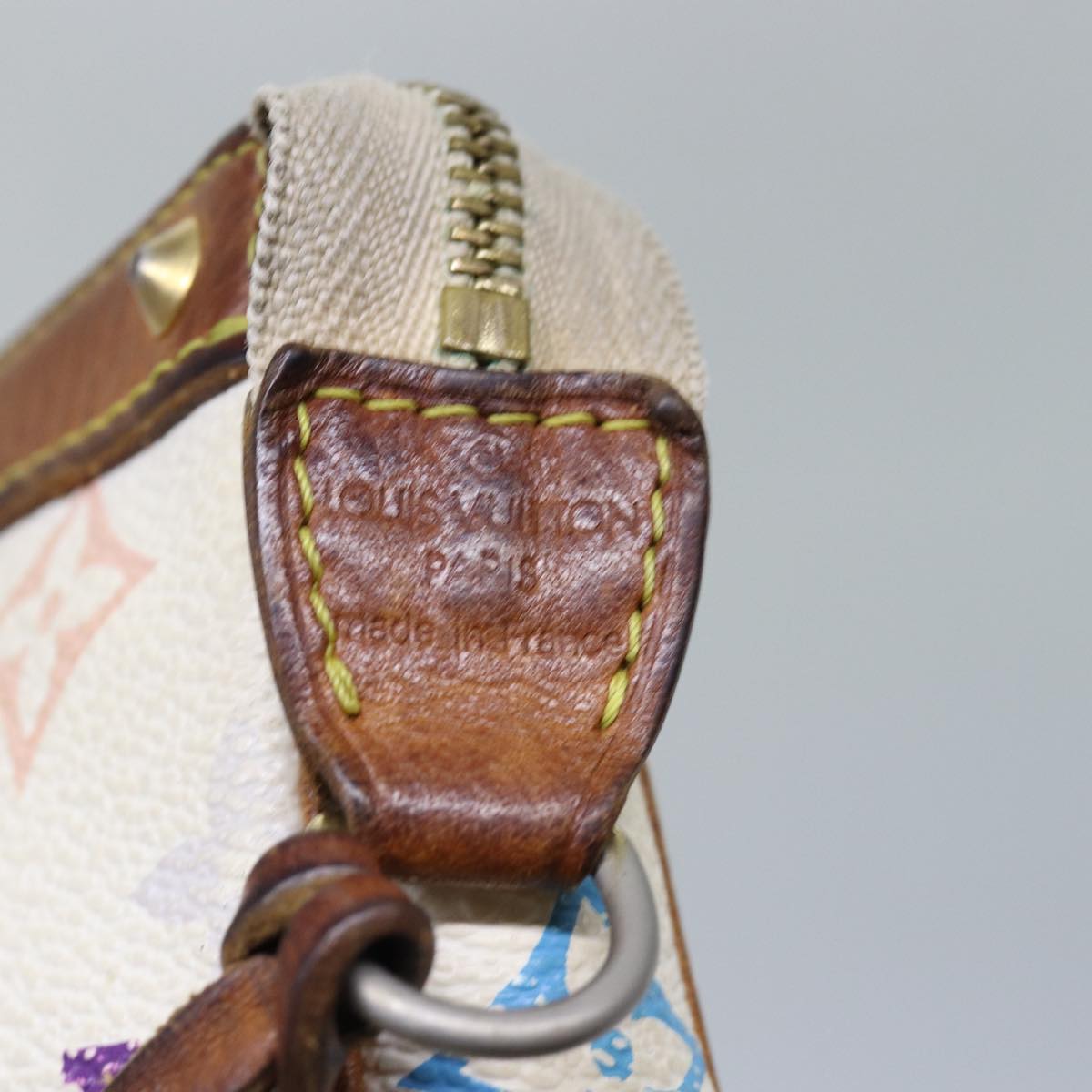 Monogram Multicolor Pochette Beugel Wit
