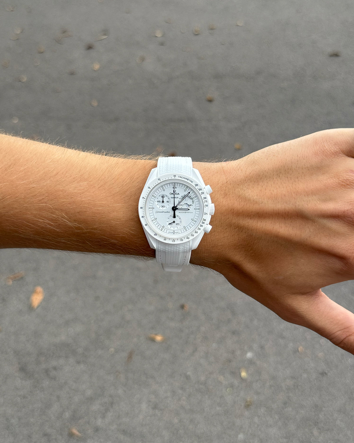 Horlogeband 2.0 voor MoonSwatch – wit, 20 mm