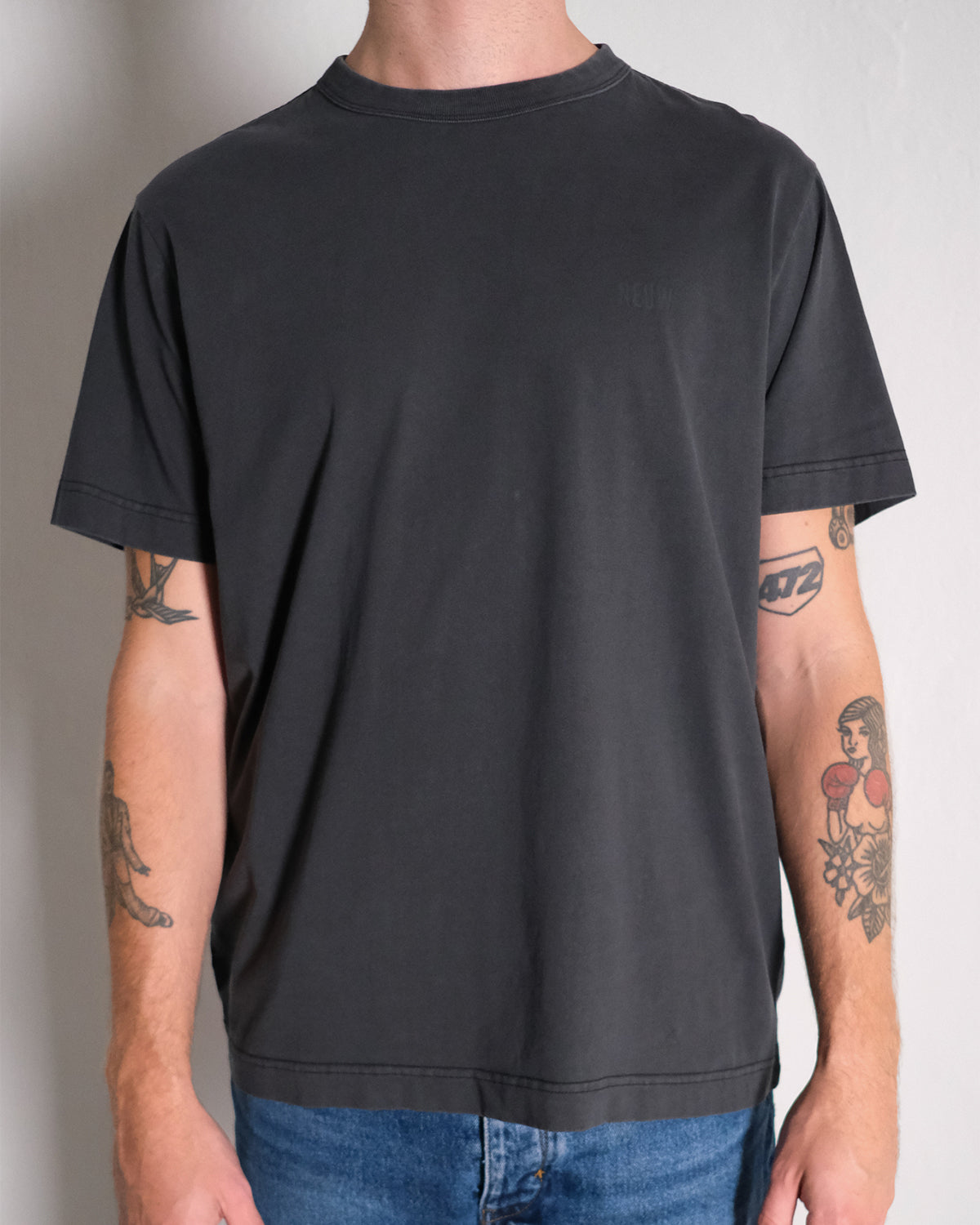 Wordmark T-shirt "Washed Black"